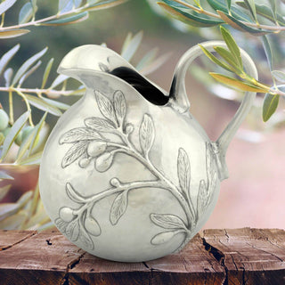 Olive Motif Pitcher | Elegant Serving Pitcher