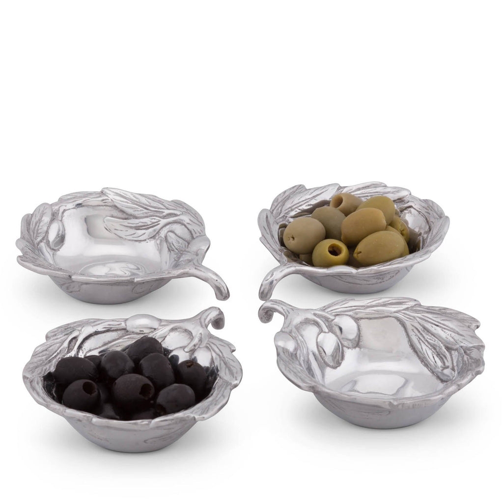 Olive Oil & Vinegar Bowl | Sculptural Table Accent