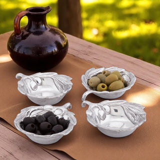 Olive Oil & Vinegar Bowl | Sculptural Table Accent