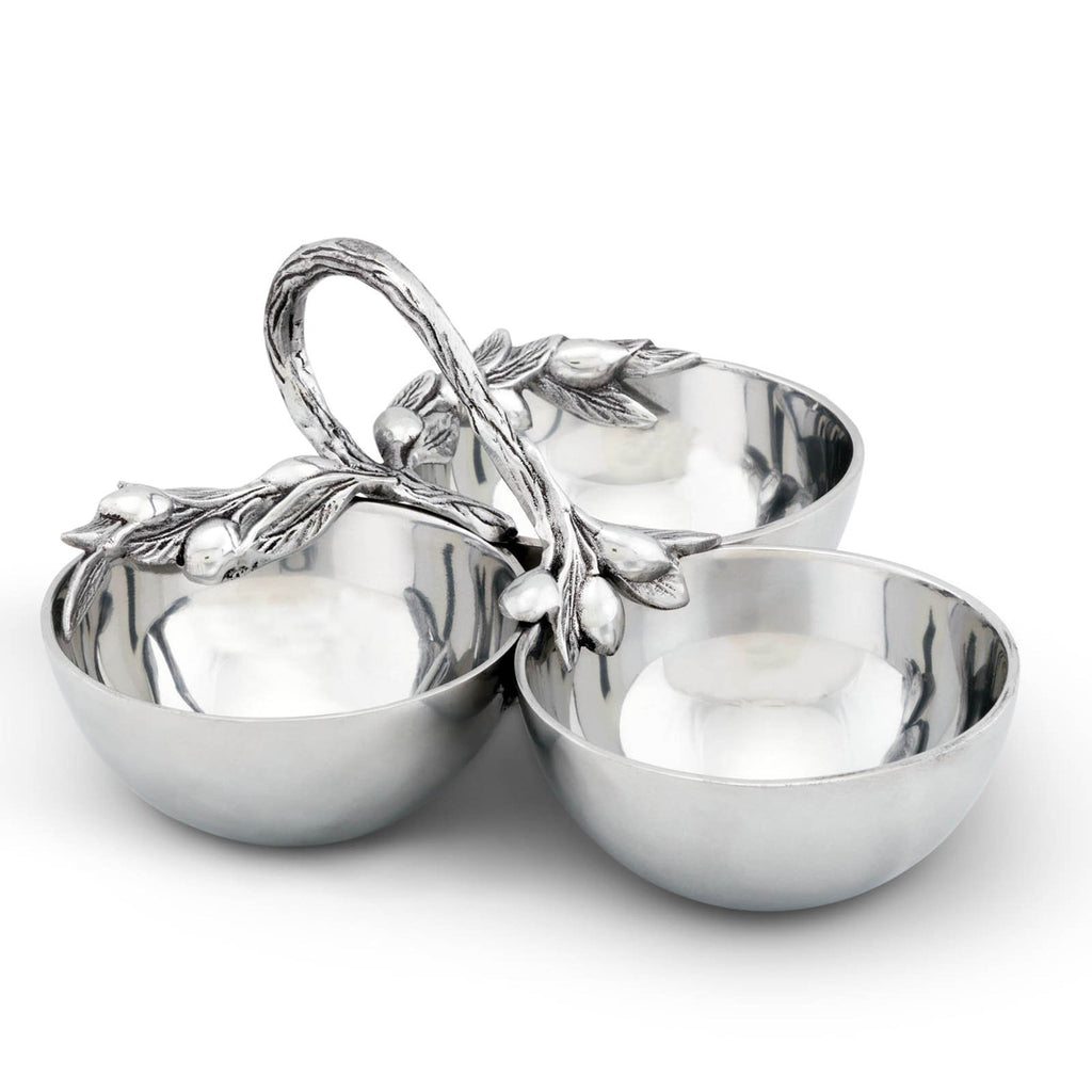 Olive Trio Serving Bowls | Sculptural Entertaining Piece
