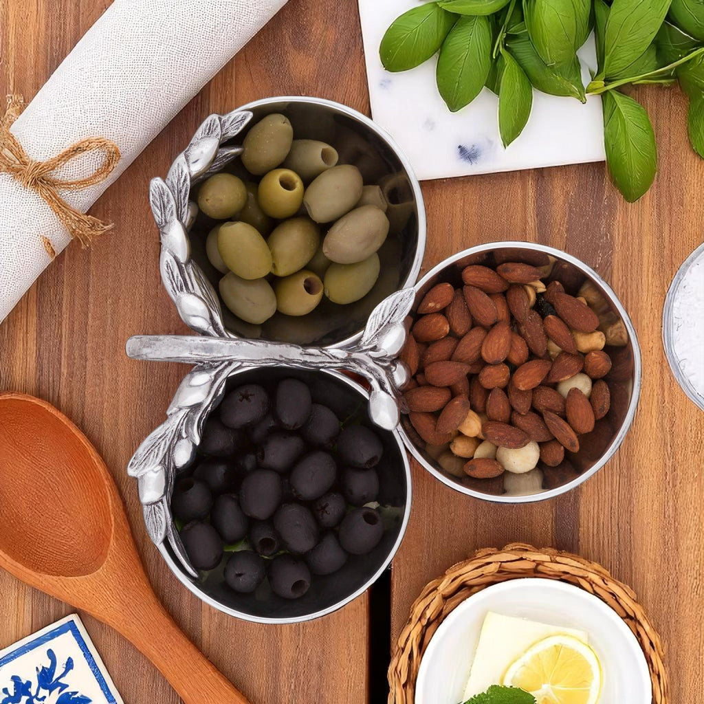 Olive Trio Serving Bowls | Sculptural Entertaining Piece