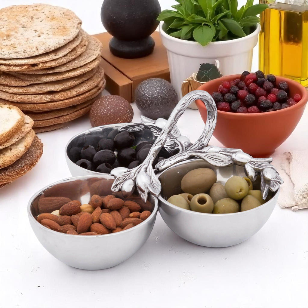 Olive Trio Serving Bowls | Sculptural Entertaining Piece
