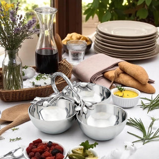 Olive Trio Serving Bowls | Sculptural Entertaining Piece