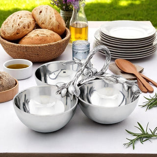Olive Trio Serving Bowls | Sculptural Entertaining Piece