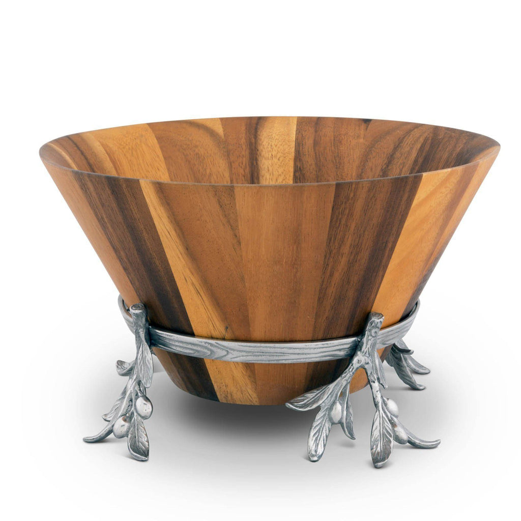 Olive Wood Salad Bowl | 12