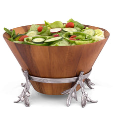 Olive Wood Salad Bowl | 12