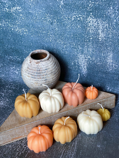 Autumn Pumpkin Handmade Soy Wax Candle by Crazy About Candles - Anara Lifestyle