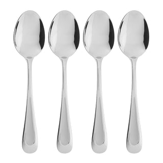 Oneida Satin Sand Dune Dinner Spoons, Set of 4, 18/0 stainless steel