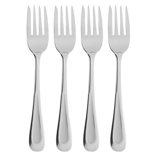 Oneida Satin Sand Dune Salad Forks, Set of 4, 18/0 stainless steel