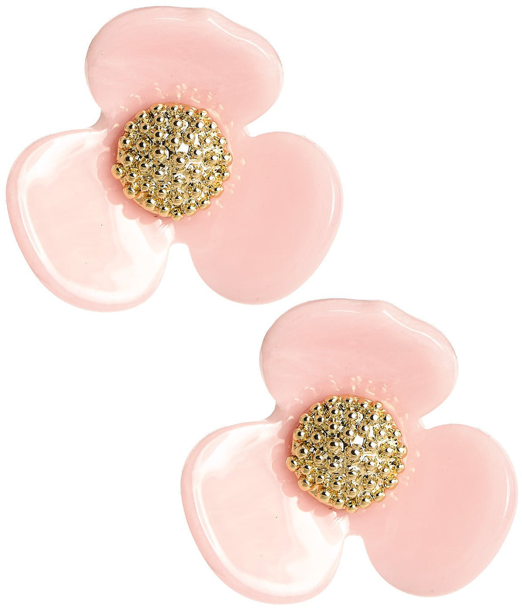 Bell Flower Acrylic Drop Earrings