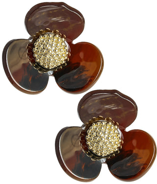 Bell Flower Acrylic Drop Earrings