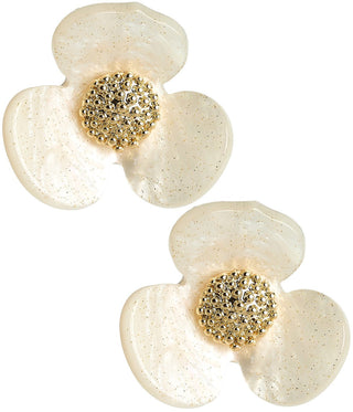 Bell Flower Acrylic Drop Earrings