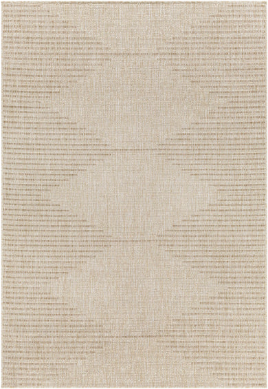 Stephan Beige Outdoor Rug – Durable Neutral Patio Carpet for Outdoors