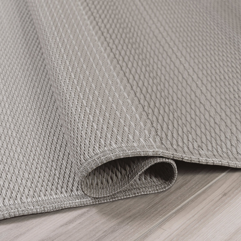 Big Sur Ash Ombre Reversible Outdoor Patio Rug