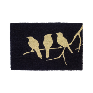 Birds on a Branch Natural Coir Doormat