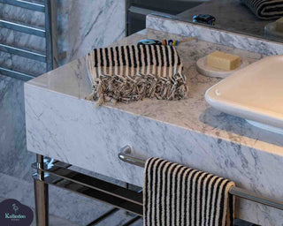 Striped Hand Towel | Organic Cotton Plush & Absorbent