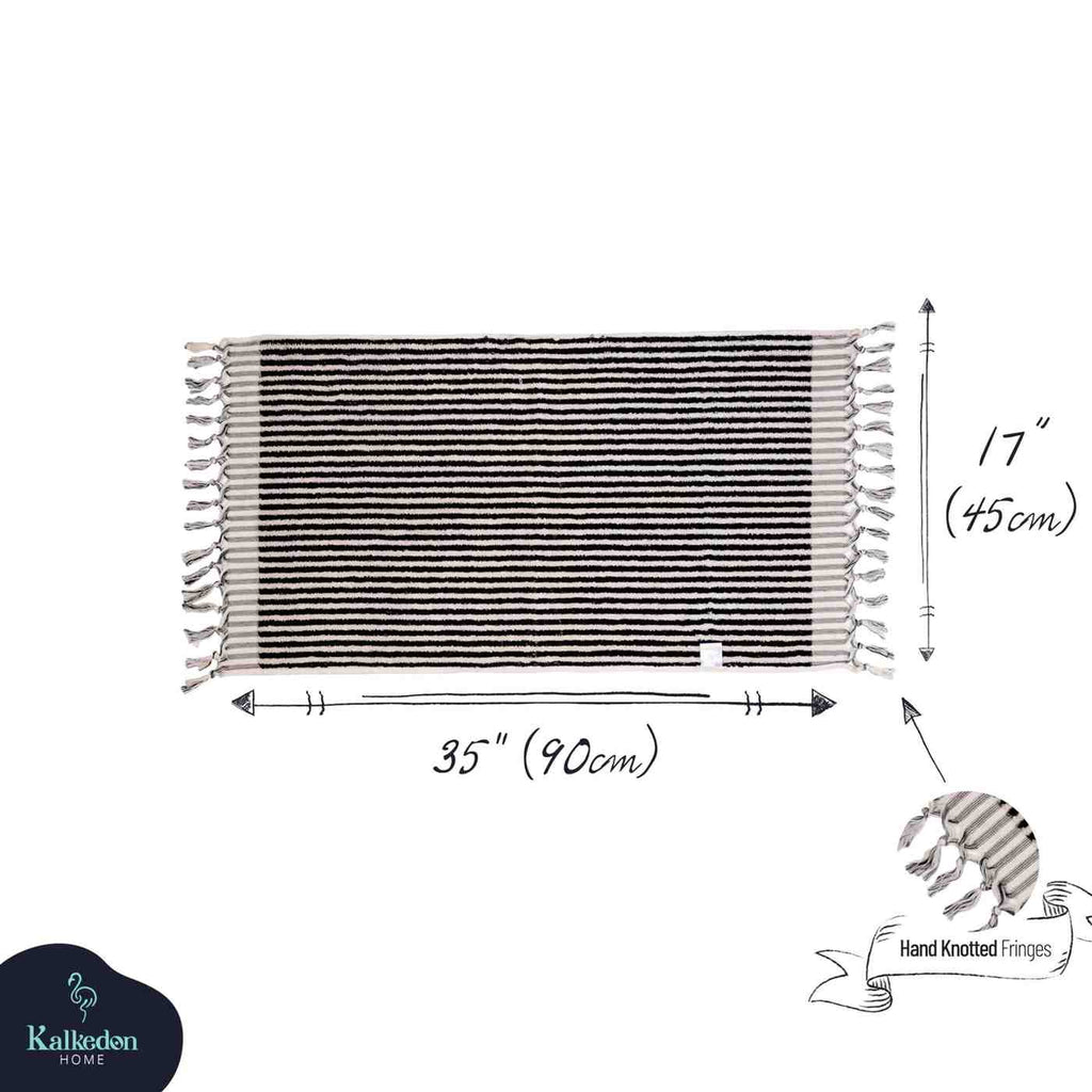 Striped Hand Towel | Organic Cotton Plush & Absorbent