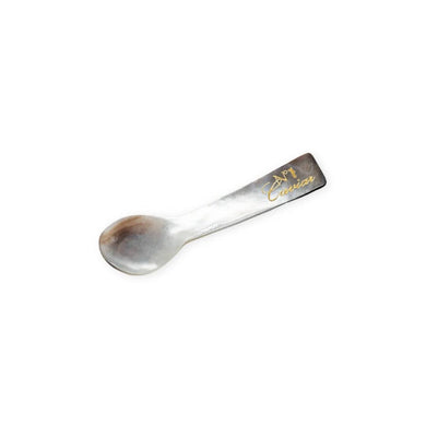 Black Mother of Pearl Caviar Spoon – Small