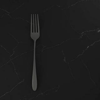 Cambridge Poet Black Satin 20-Piece Flatware Set, 18/0 stainless steel (view 2)