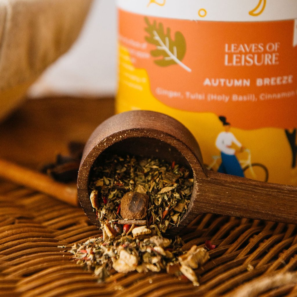 Autumn Breeze Herbal Tea | Warm Caffeine-Free Fall Blend