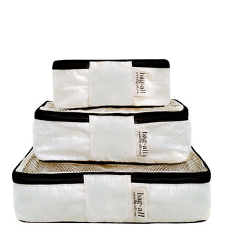 Personalized Packing Cubes, 3-pack – Cream