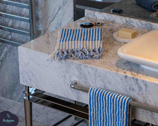 Striped Hand Towel | Organic Cotton Plush & Absorbent