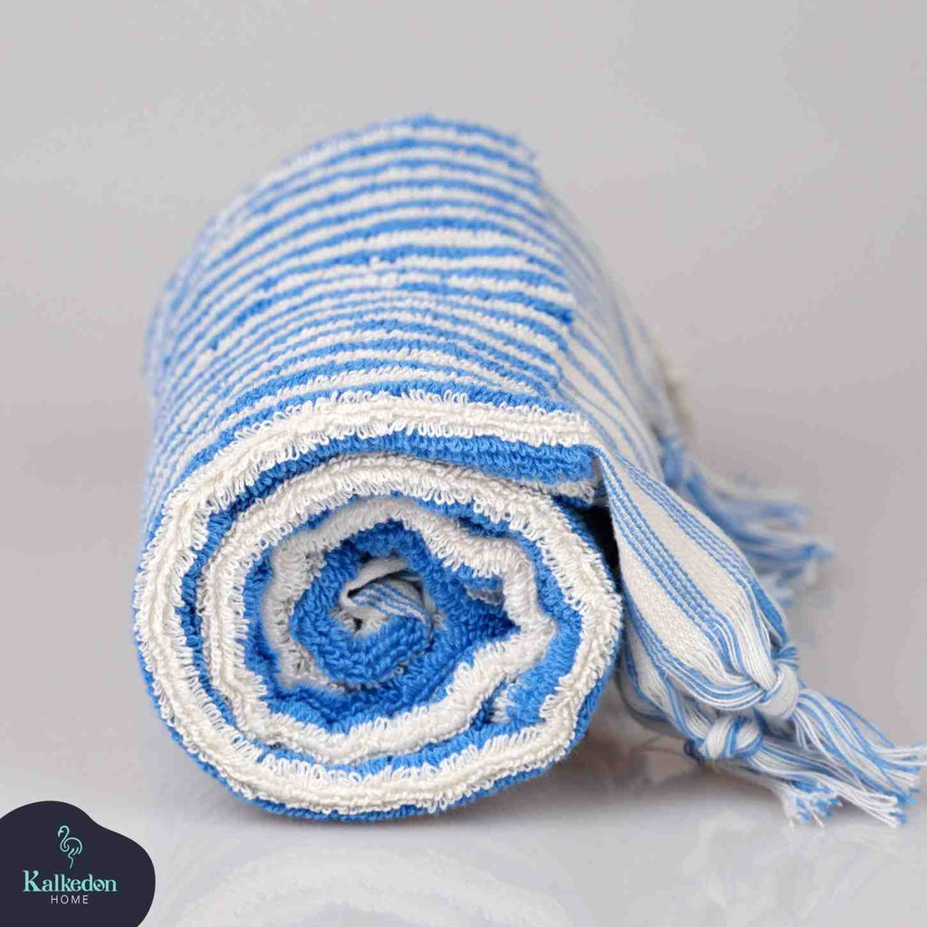 Striped Hand Towel | Organic Cotton Plush & Absorbent