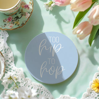 Easter & Spring Ceramic Coasters – Matte Finish Seasonal Collection (4