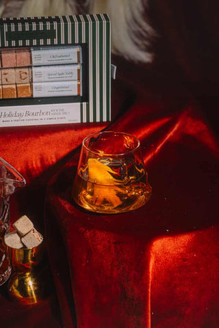 Holiday Bourbon Old Fashioned Mixer Cube Trio