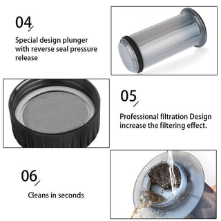 Portable AeroPress Coffee Maker – Hand Coffee Brewer