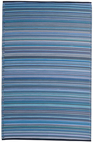 Cancun Striped Reversible Outdoor Patio Rug