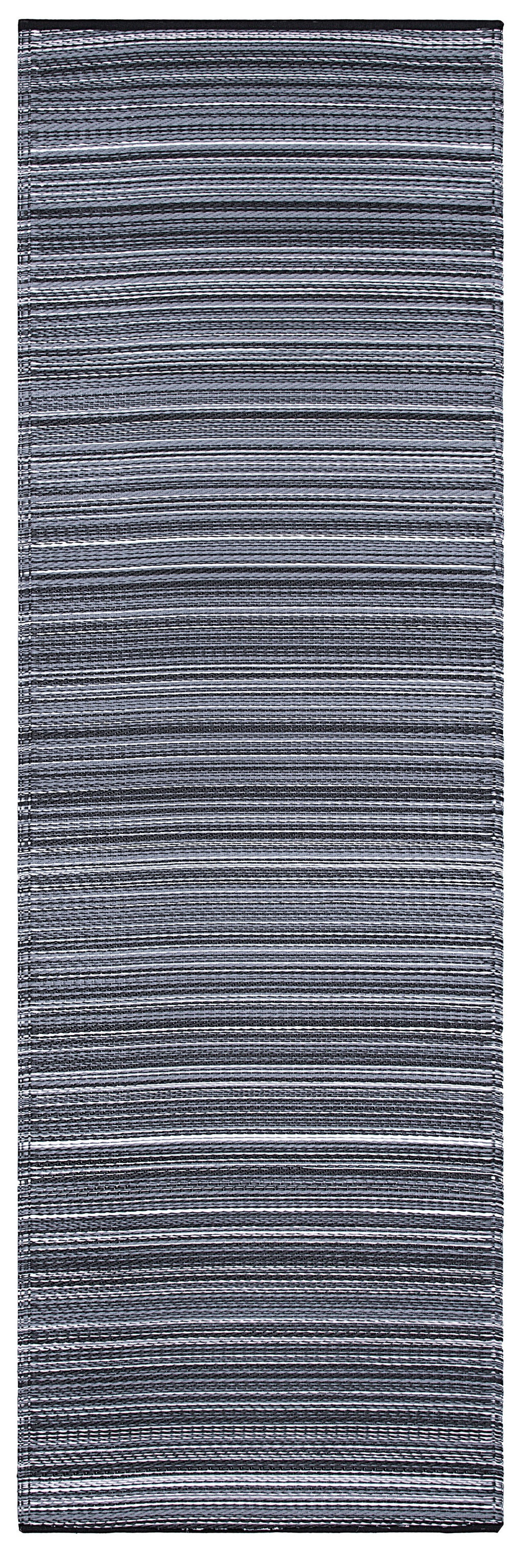 Cancun Striped Reversible Outdoor Patio Rug
