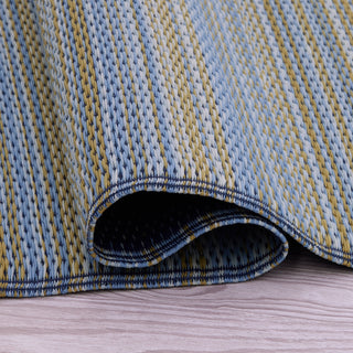 Cancun Striped Reversible Outdoor Patio Rug