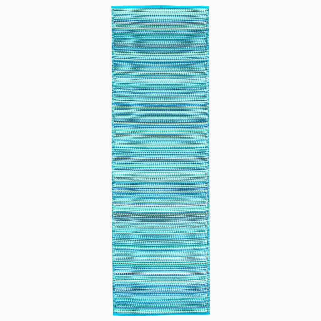 Cancun Striped Reversible Outdoor Patio Rug