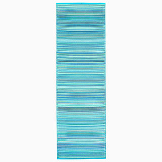 Cancun Striped Reversible Outdoor Patio Rug