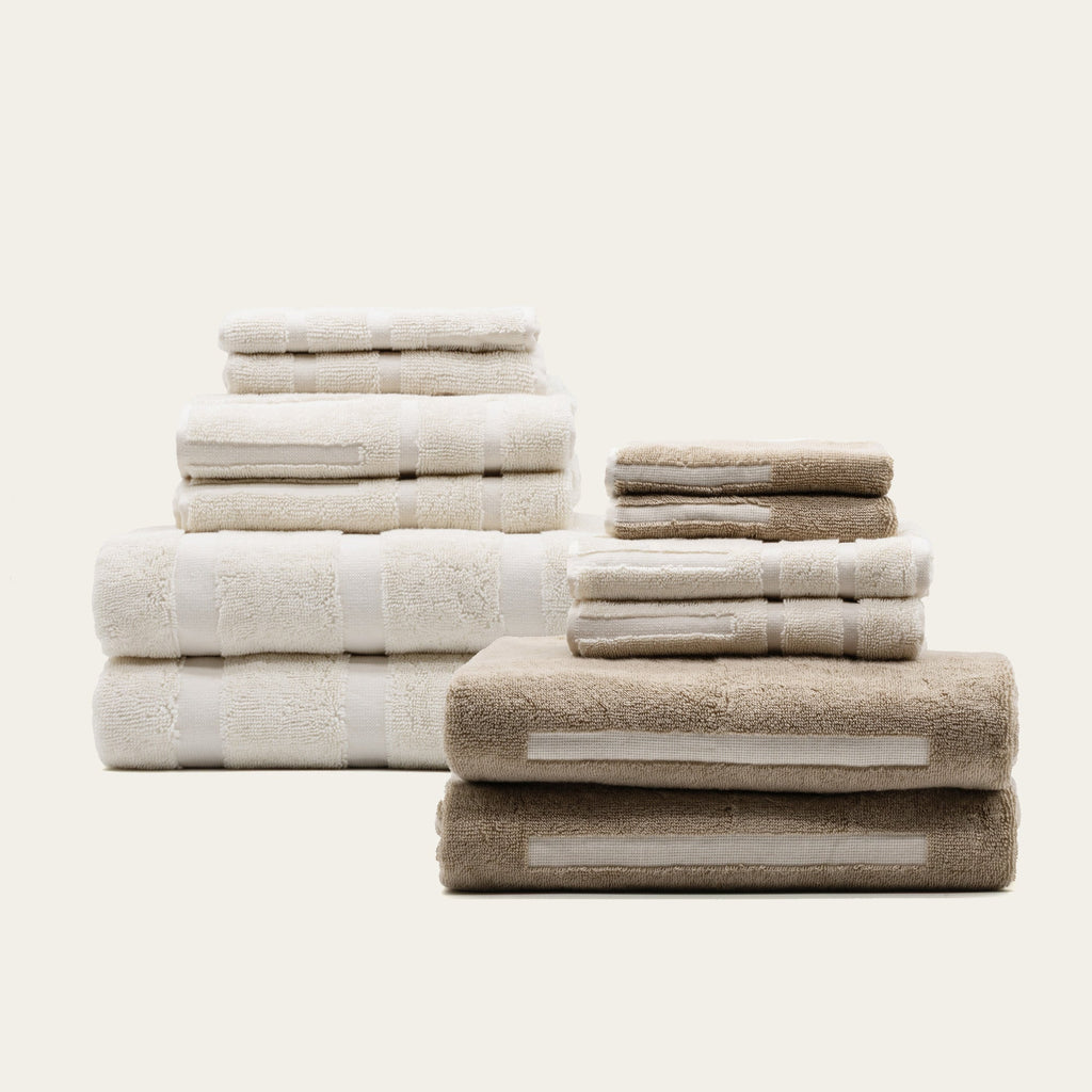 Sorrel Geometric Australian Cotton Towels