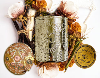 Cashmere and Amber 18 oz ~ Lotion Candle