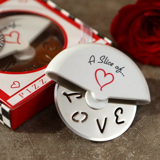 A Slice of Love Stainless-Steel Pizza Cutter in Miniature Pizza Box