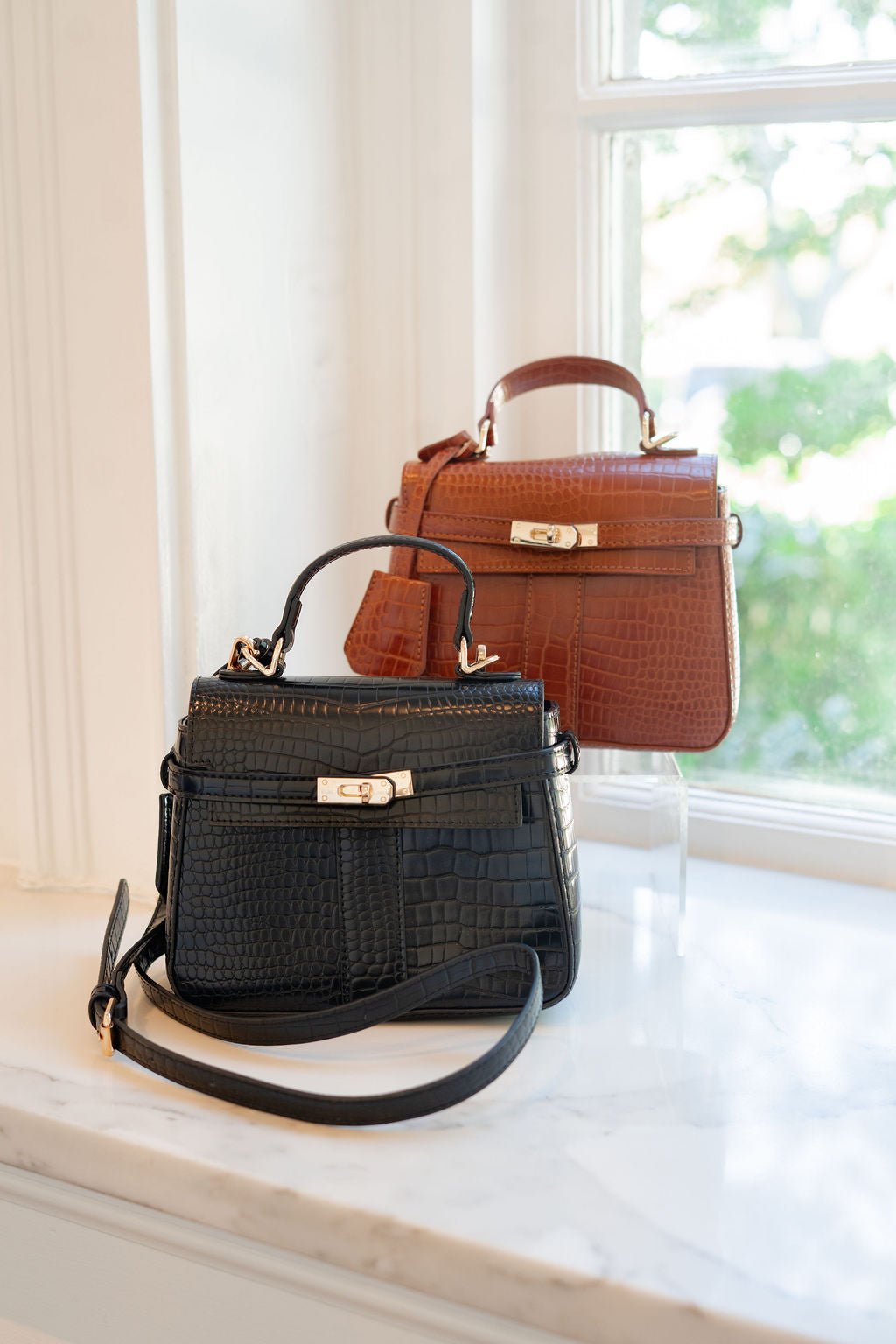 Celine Croc Handbag