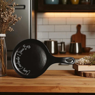 Chaos & Sauce Boss Spoon Rest with Wooden Spoon – Funny Porcelain Kitchen Gift