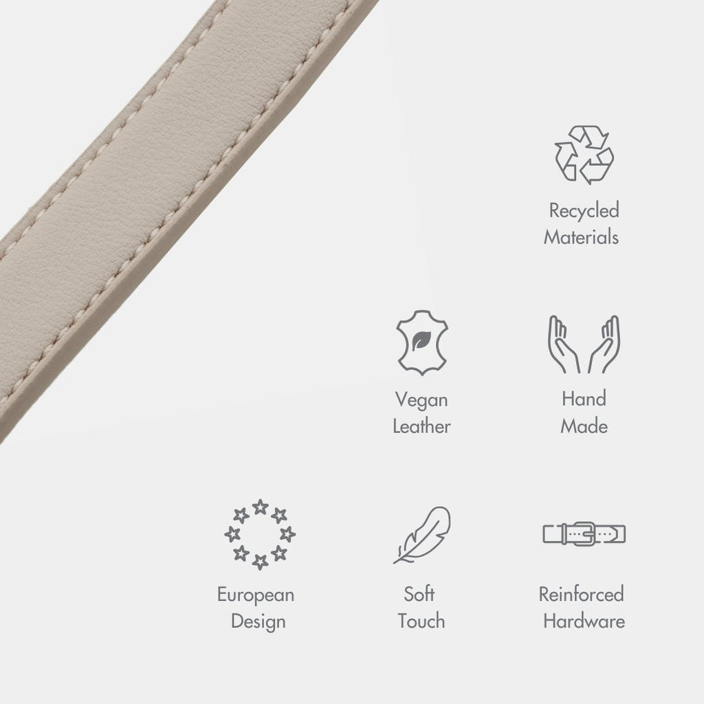 Copenhagen Vegan Leather Dog Collar – Soft, Stylish & Nordic Inspired