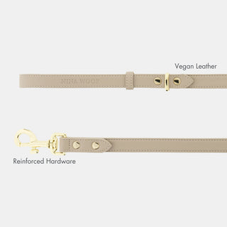 Cupertino Vegan Leather Dog Leash 4ft | Soft, Stylish & Comfortable