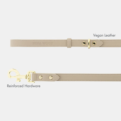 Cupertino Vegan Leather Dog Leash 4ft | Soft, Stylish & Comfortable