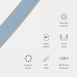 Cupertino Vegan Leather Dog Leash 4ft | Soft, Stylish & Comfortable