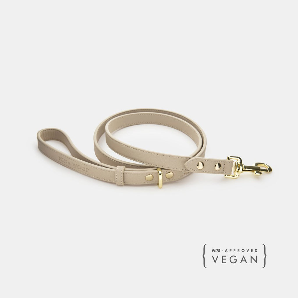 Cupertino Vegan Leather Dog Leash 4ft | Soft, Stylish & Comfortable