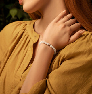 Moonstone Evil Eye Gold Bracelet – Renewed Inspiration
