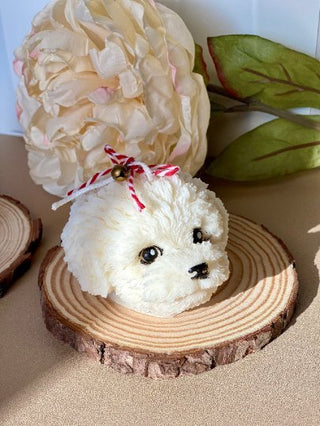 Cute Puppy Head Soy Wax Candle - Anara Lifestyle