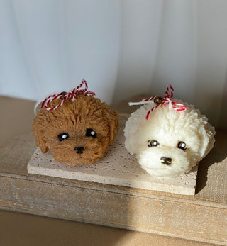 Cute Puppy Head Soy Wax Candle - Anara Lifestyle