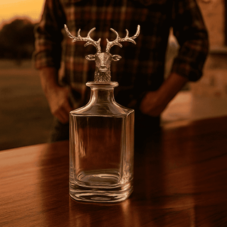 Gold Stag Whiskey Decanter – 26 oz