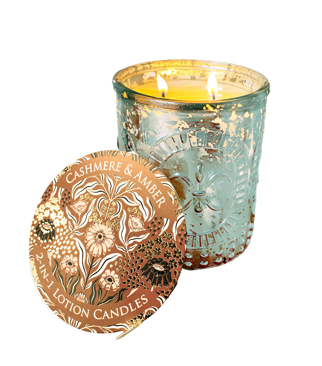 Cashmere and Amber 18 oz ~ Lotion Candle